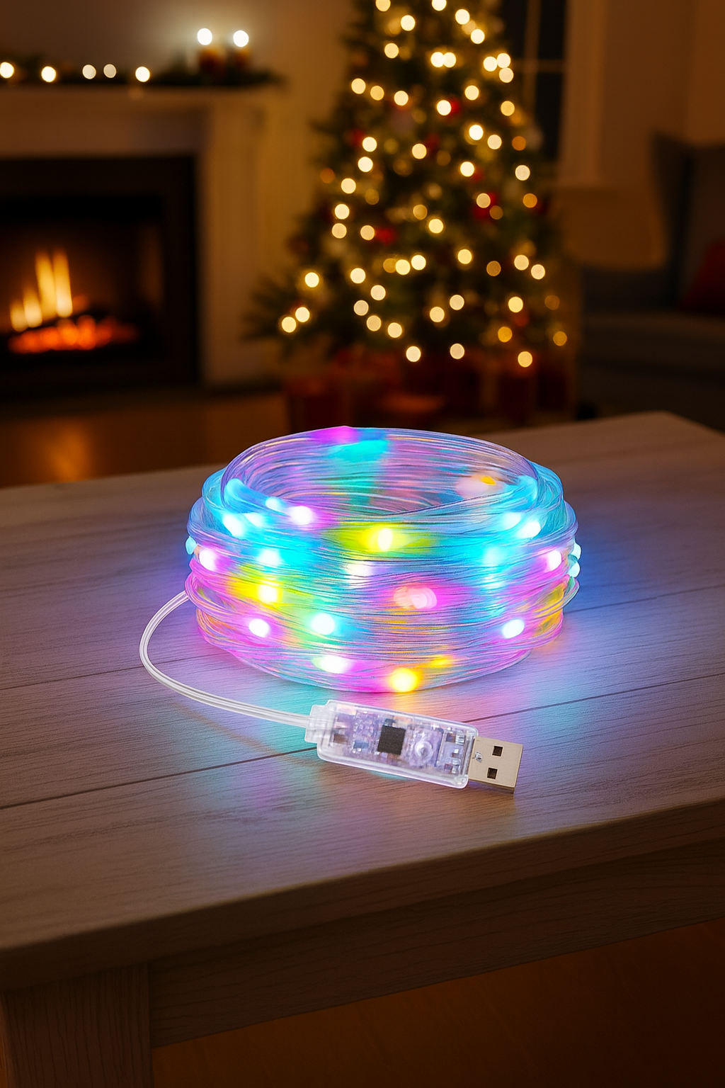Inteligentne lampki choinkowe – SMART LED RGB